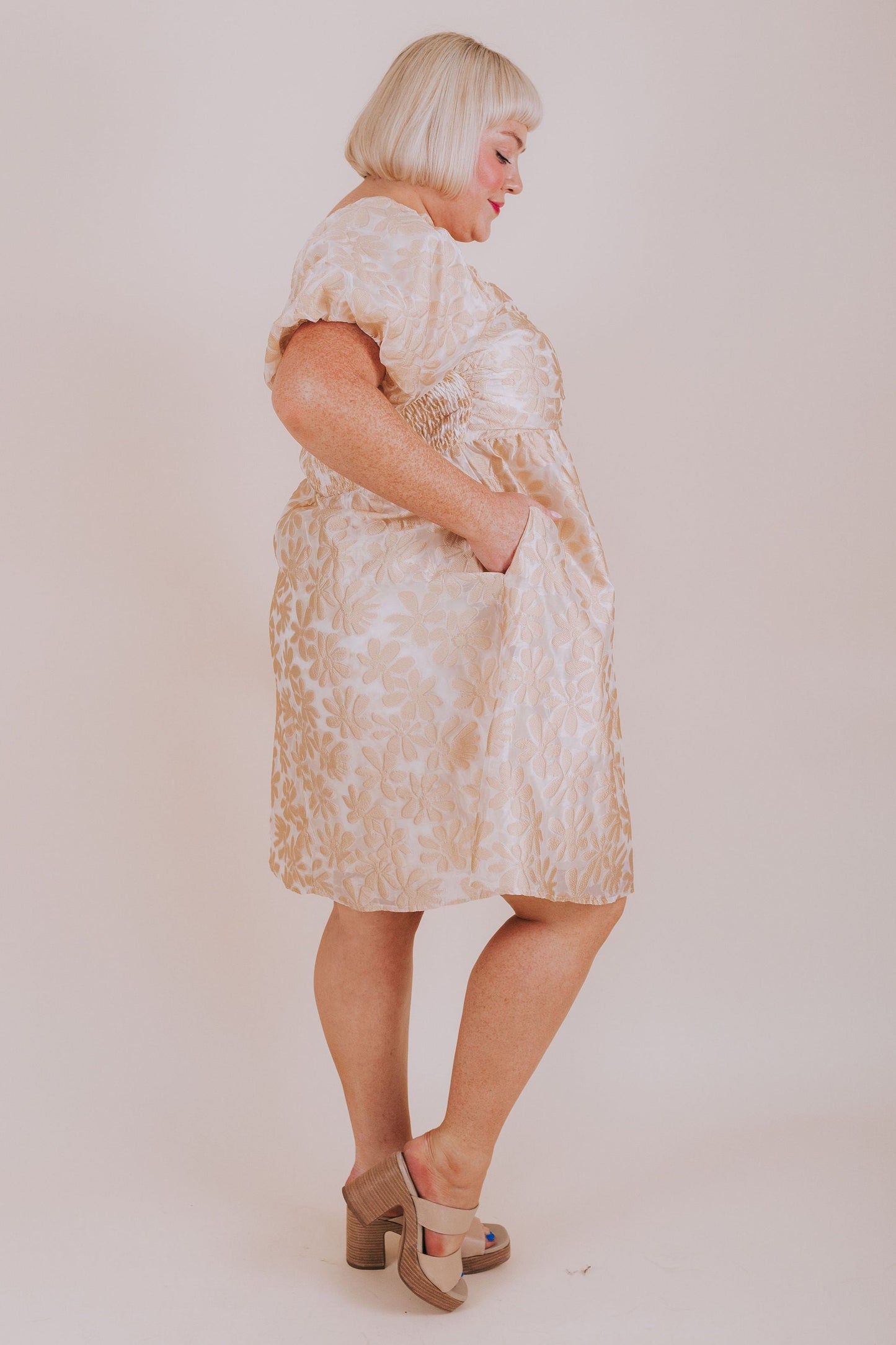PLUS SIZE - Golden Sunrise Dress