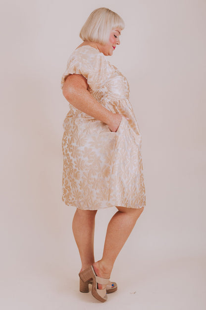 PLUS SIZE - Golden Sunrise Dress
