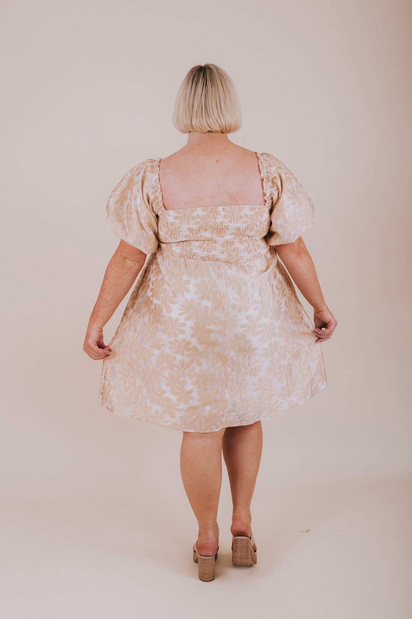 PLUS SIZE - Golden Sunrise Dress