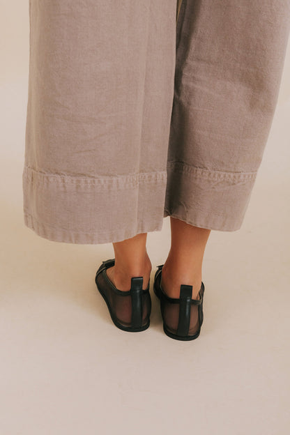 FREE PEOPLE - Mesh Mania Bow Flats