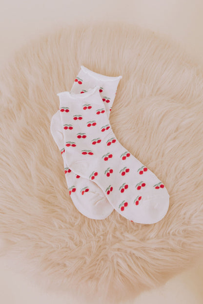Cherry Girl Socks - 2 Colors!