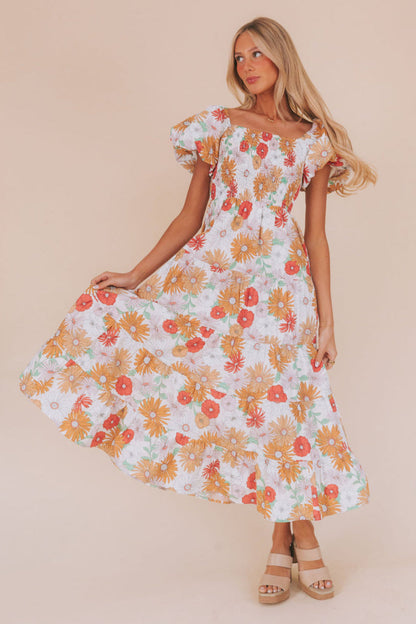 Flowing Flowers Dress