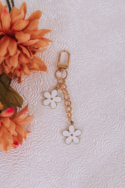 Falling Flowers Bag Charm
