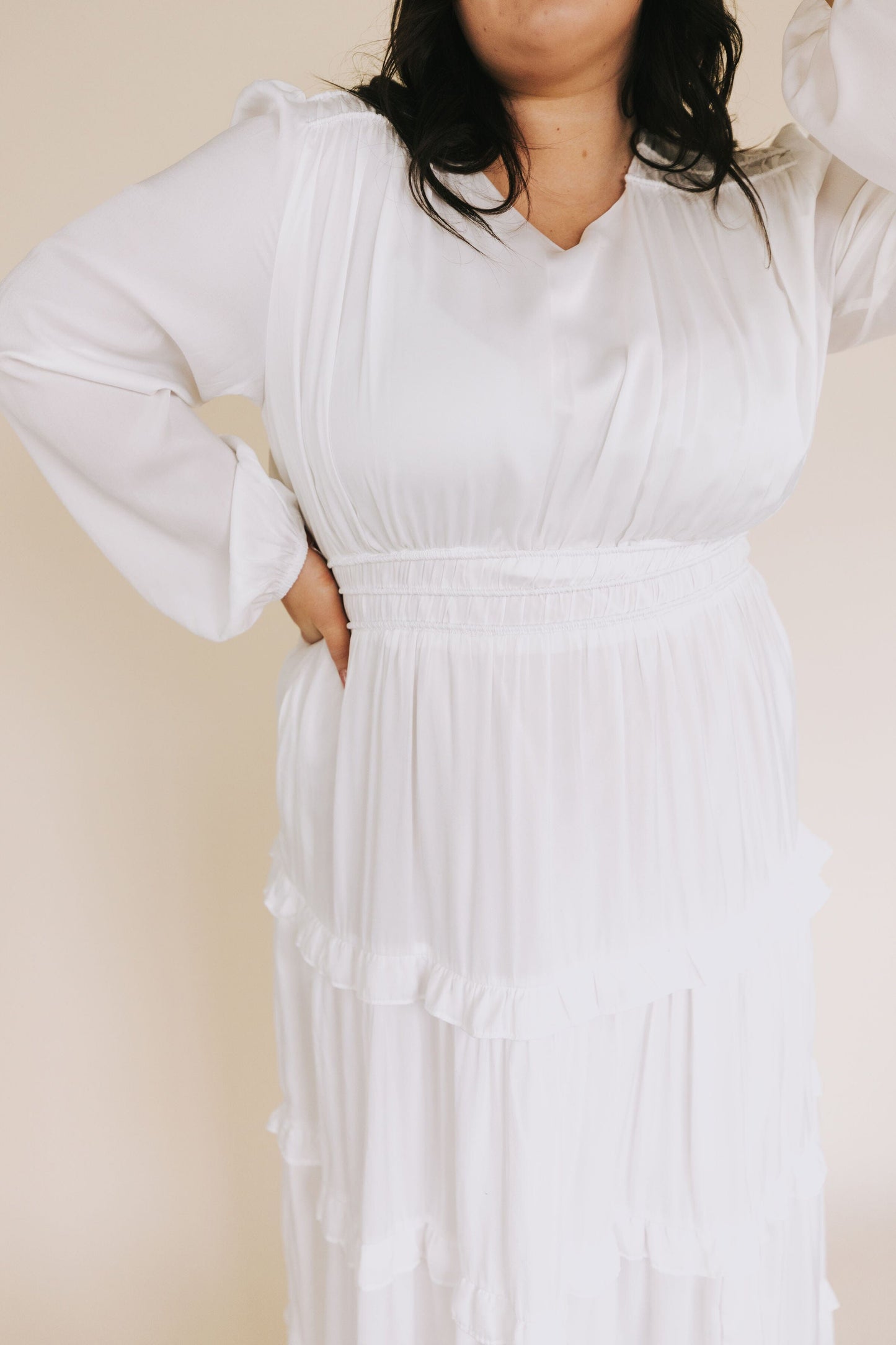 PLUS SIZE - The White: Sandra