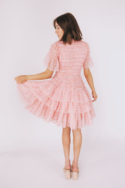 EXCLUSIVE - Cherry Blossom Ripple Dress