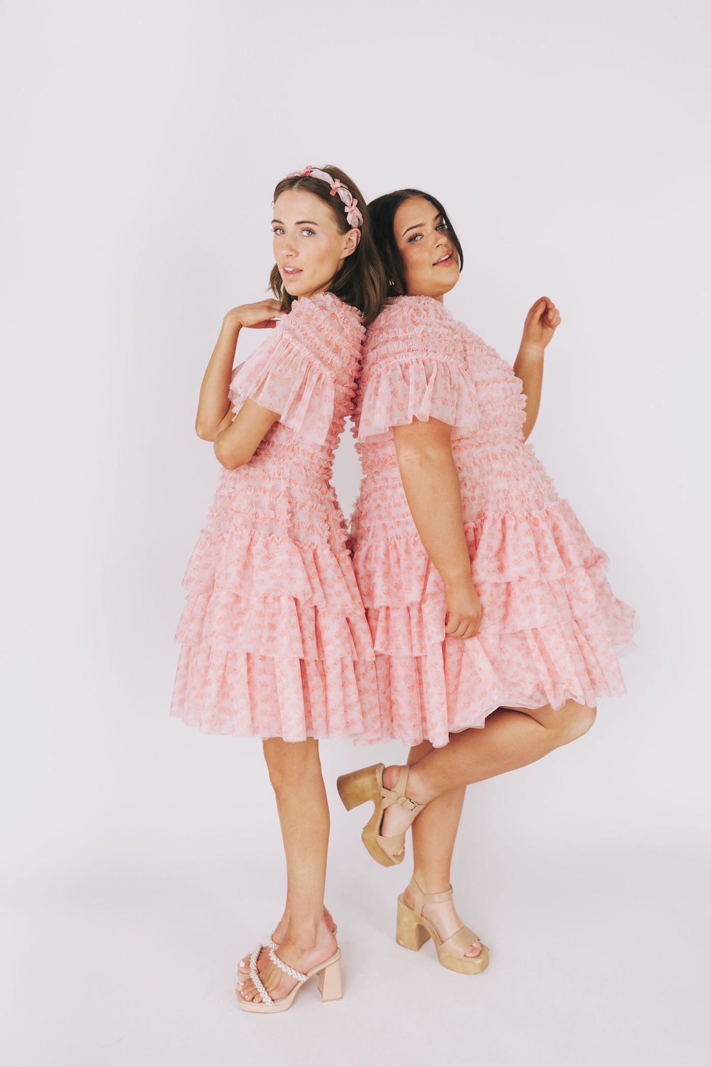 EXCLUSIVE - Cherry Blossom Ripple Dress