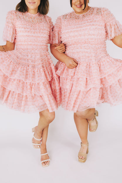 EXCLUSIVE - Cherry Blossom Ripple Dress