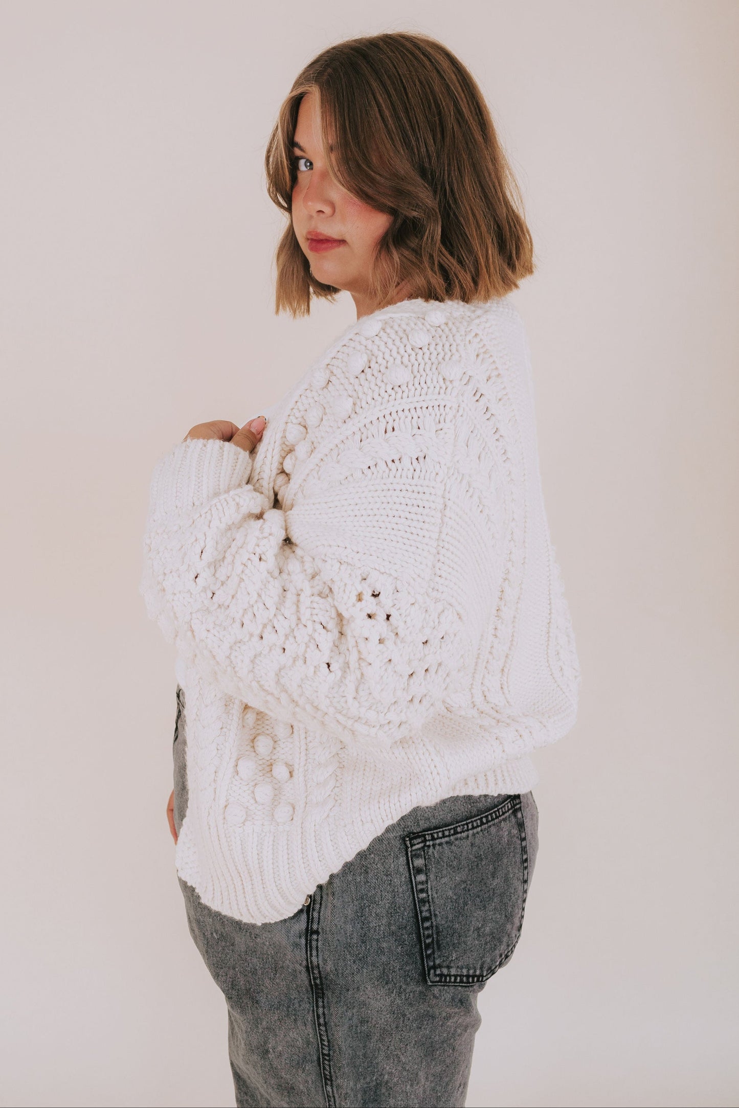 PLUS SIZE - Stay Right Here Cardigan