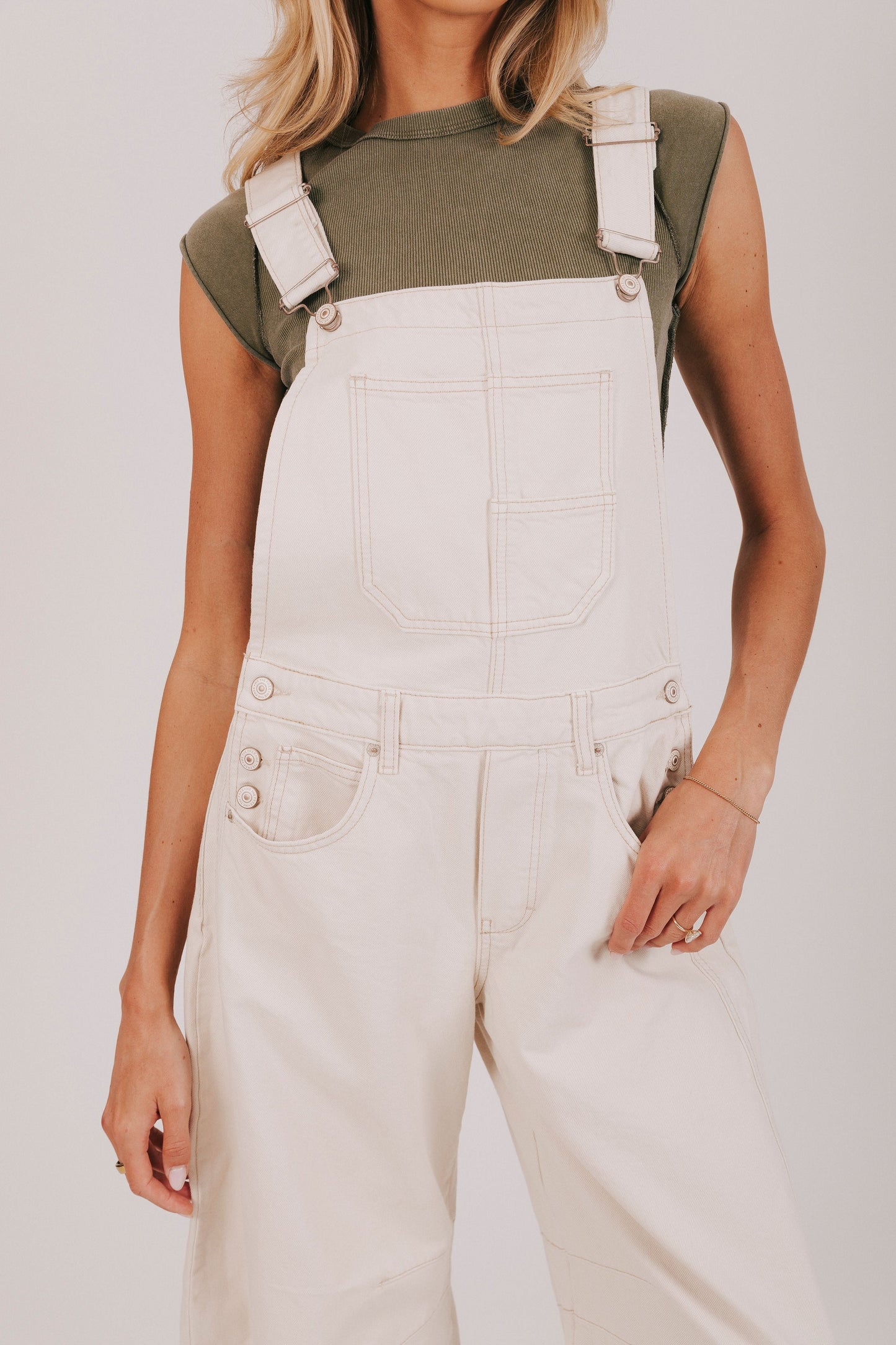 FREE PEOPLE - Good Luck Barrel Overalls - 3 Colors!
