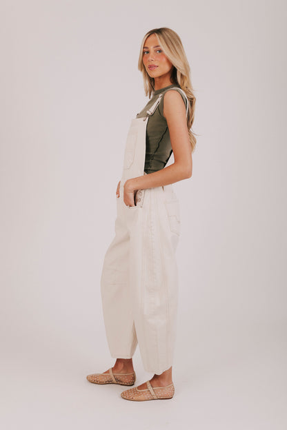 FREE PEOPLE - Good Luck Barrel Overalls - 3 Colors!