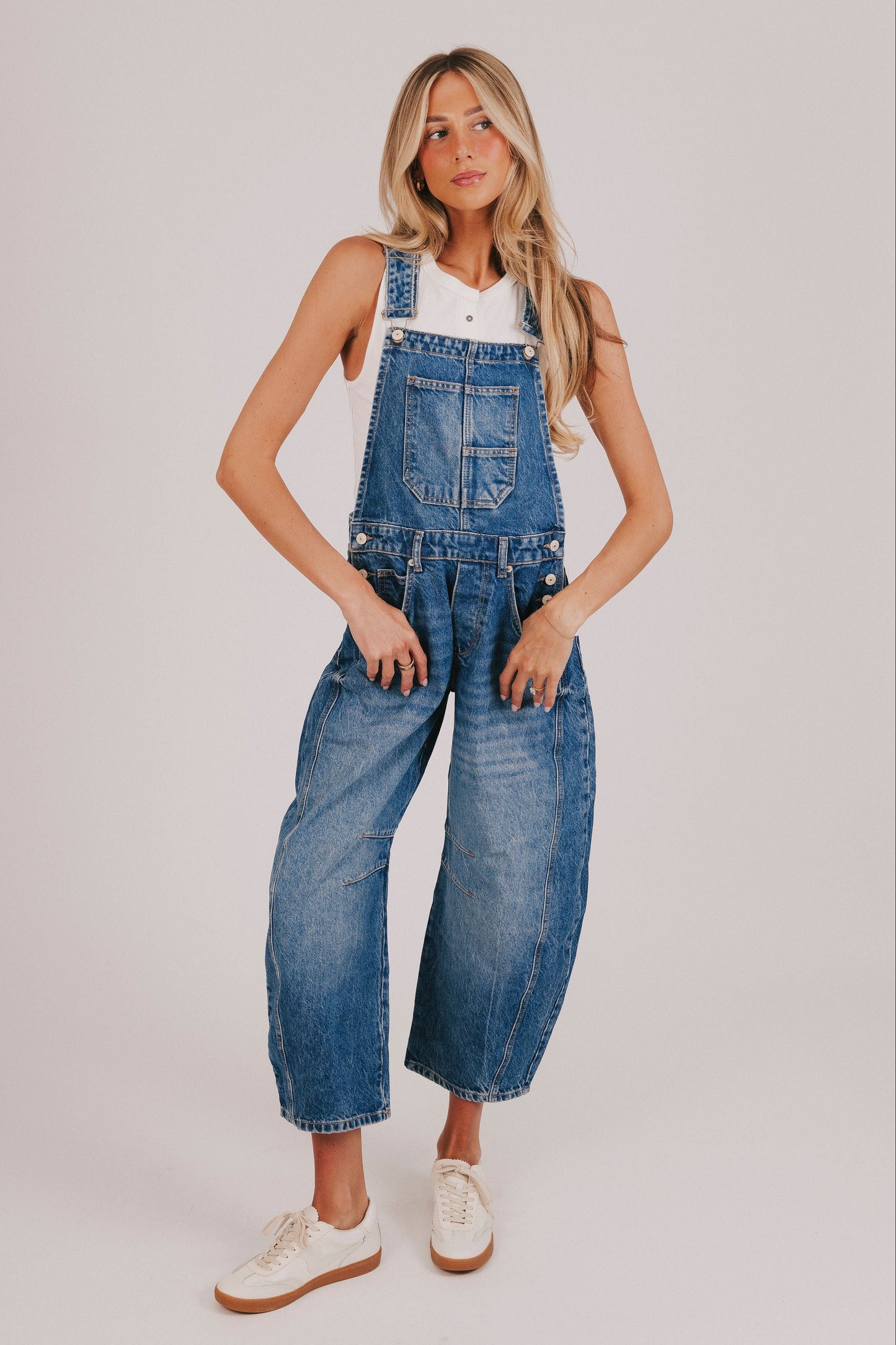 FREE PEOPLE - Good Luck Barrel Overalls - 3 Colors!