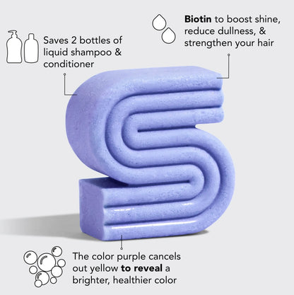 KITSCH - Purple Toning Shampoo Bar