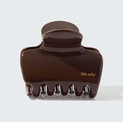 KITSCH - Recycled Plastic Puffy Cloud Clip - Chocolate