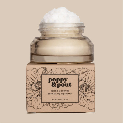POPPY & POUT - Lip Scrub - Island Coconut