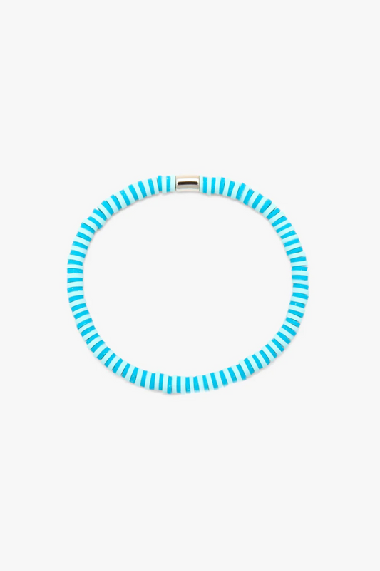 PURA VIDA - Canal Blues Seascape Stretch Bracelet