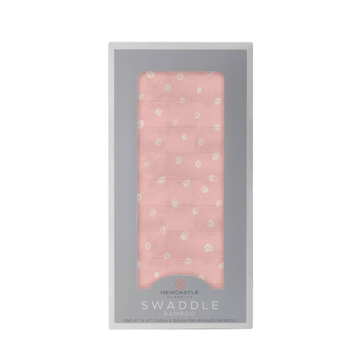 BABY - Pink Pearl Polka Dot Bamboo Swaddle