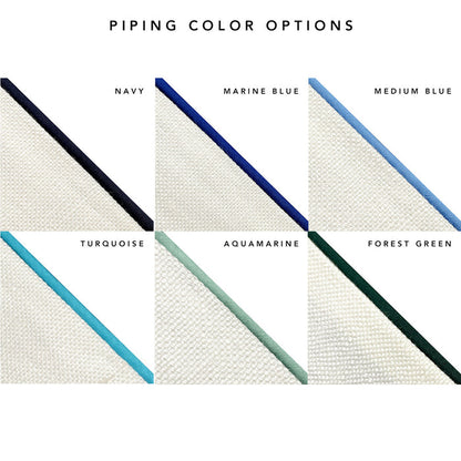 Add-on: Basic Piping in Choice of Color (cotton-poly)