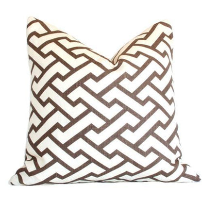 Aga Brown Custom Designer Pillow | Arianna Belle