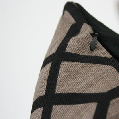 Archipelagos Smoke Custom Designer Pillow detailed view | Arianna Belle