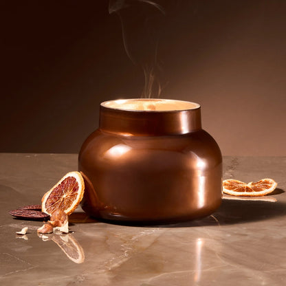 CAPRI BLUE - Autumn Glow Chestnut Embers Signature Candle, 19 oz