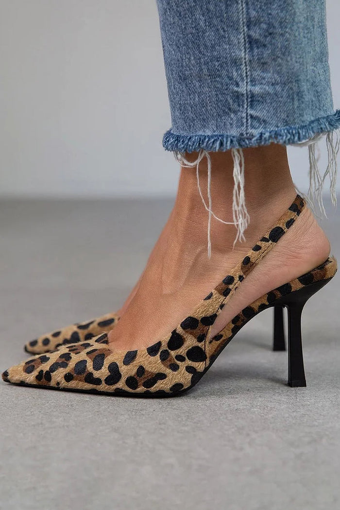 Avery™ | Leopard D'Orsay Heels