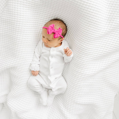 BABY BLING - Baby FAB® Skinny Soft Nylon Bow Headband
