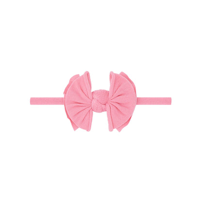 BABY BLING - Baby FAB® Skinny Soft Nylon Bow Headband