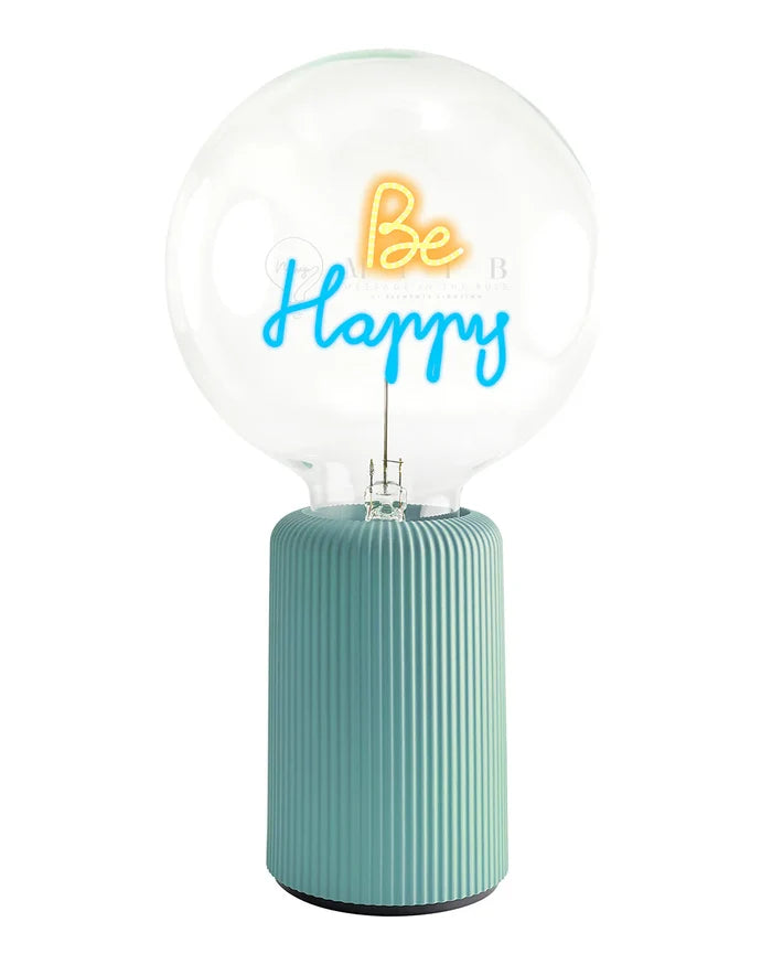 BE HAPPY AMBER/BLUE BULB