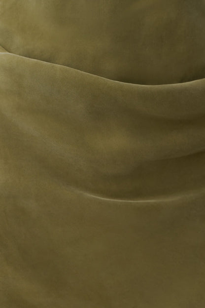 Bexley Draped Mini Dress - Olive