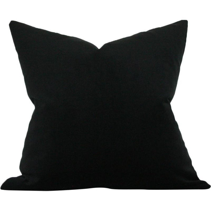 Black Performance Velvet Custom Designer Pillow | Arianna Belle