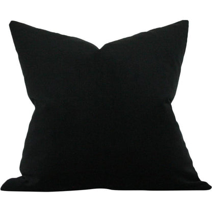 Black Performance Velvet Custom Designer Pillow | Arianna Belle