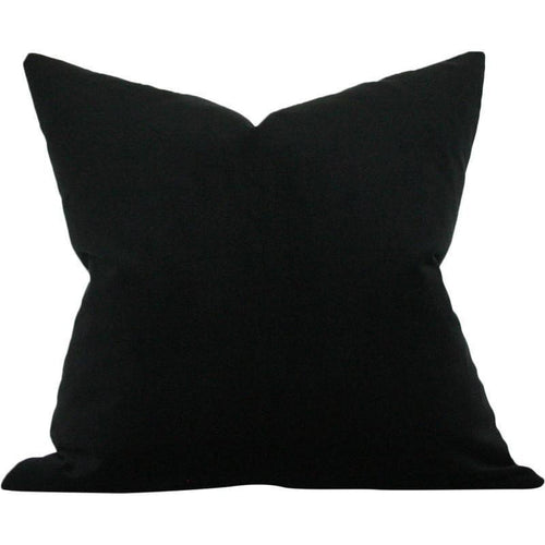 Black Performance Velvet Custom Designer Pillow | Arianna Belle