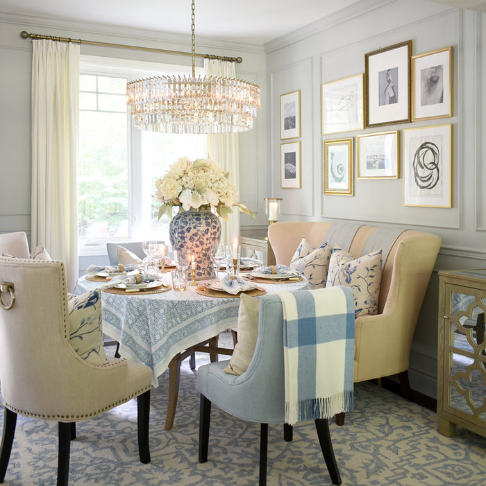Blue & Taupe Chinoiserie (Last Chance)