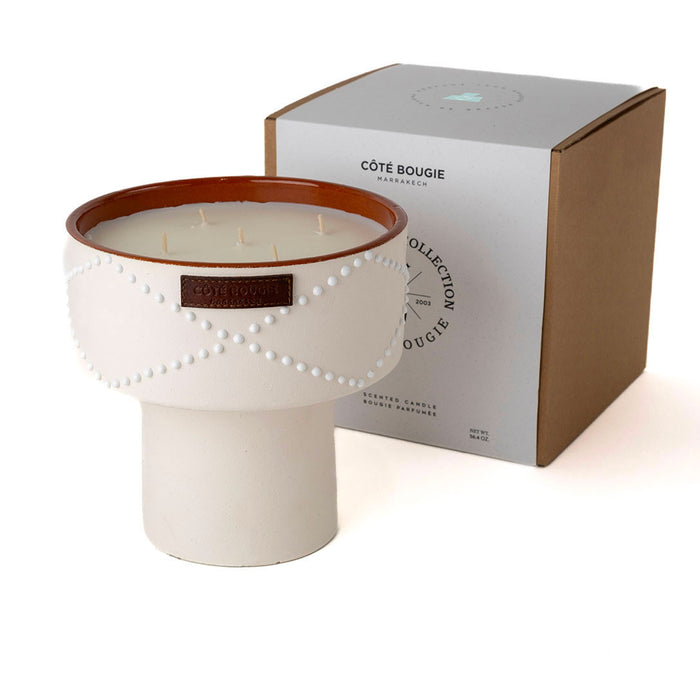 BOUGIE COUPE NOMAD BLANC L/ DATTES