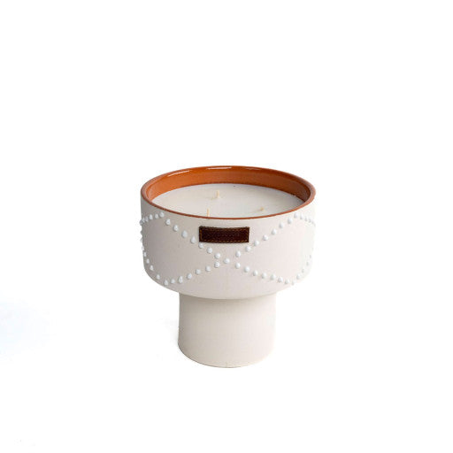 BOUGIE COUPE NOMAD BLANC M/ DATTES