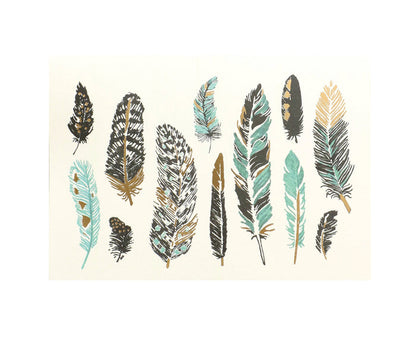 Boxed Notecard Set with feather design