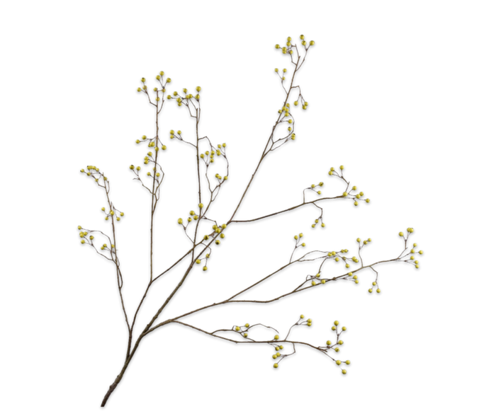 BRANCH GREEN BERRIES 136CM