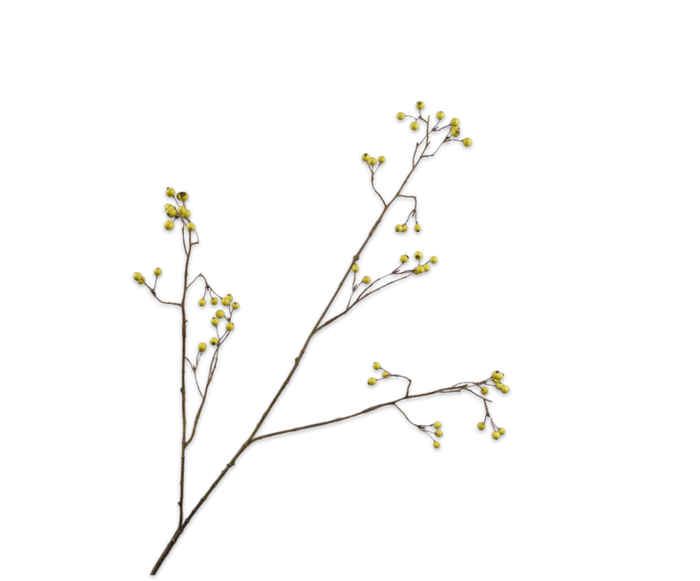 BRANCH GREEN BERRIES 95CM