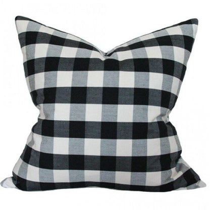 Buffalo Check Ebony & Ivory Custom Designer Pillow | Arianna Belle