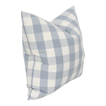 Buffalo Check Sky Blue Decorative Cushion from Arianna Belle Shop