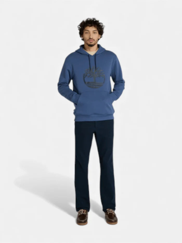 Buzo Timberland Northwood Tree Logo Brushback Azul