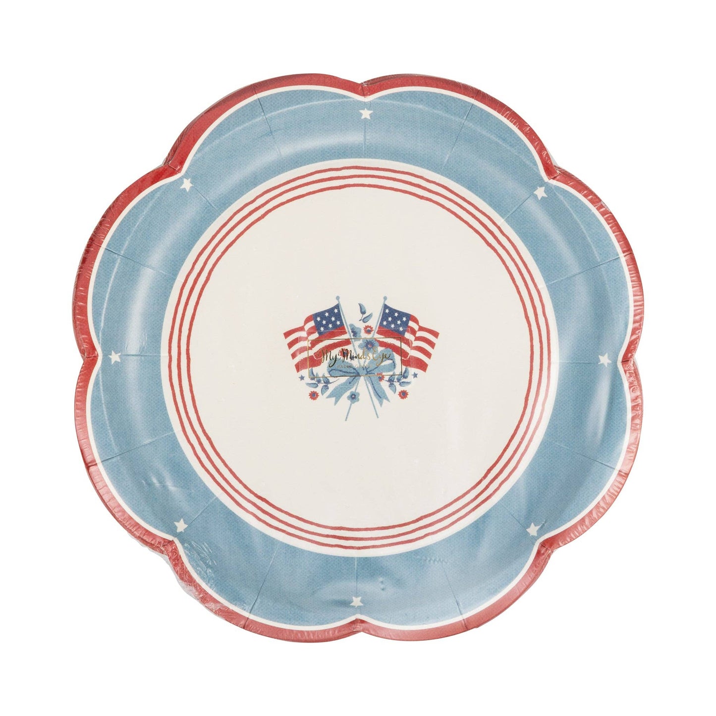 Flag Paper Plates - 8"