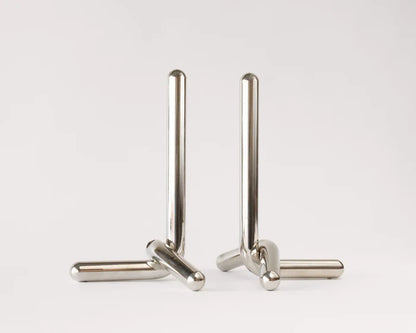 CAL BOOKEND (PAIR)-SILVER