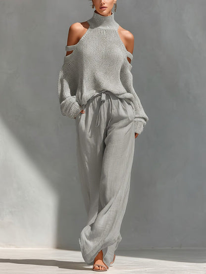 Camilla • Complete Knit and Linen Fashion Set