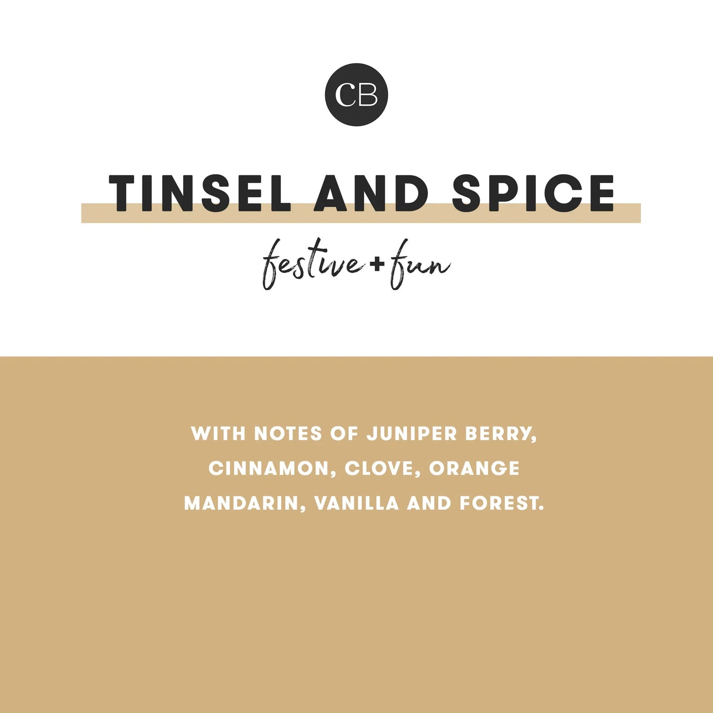 CAPRI BLUE - Tinsel & Spice Glimmer Mini Tin Candle, 3 oz