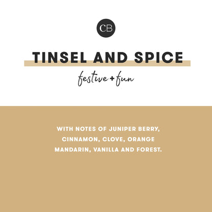 CAPRI BLUE - Tinsel & Spice Glimmer Mini Tin Candle, 3 oz