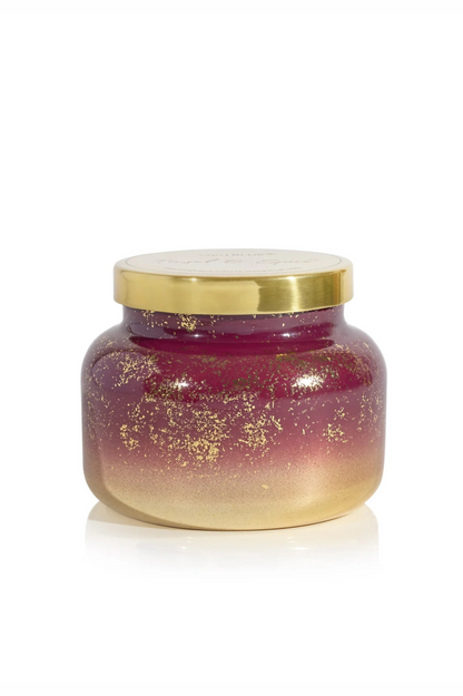 CAPRI BLUE - Tinsel & Spice Glimmer Signature Candle, 19 oz