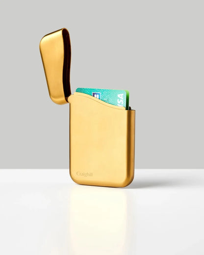 CARD CASE -BRASS