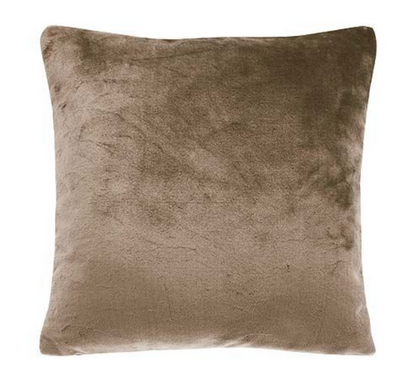 Cashmere touch fleece cushion