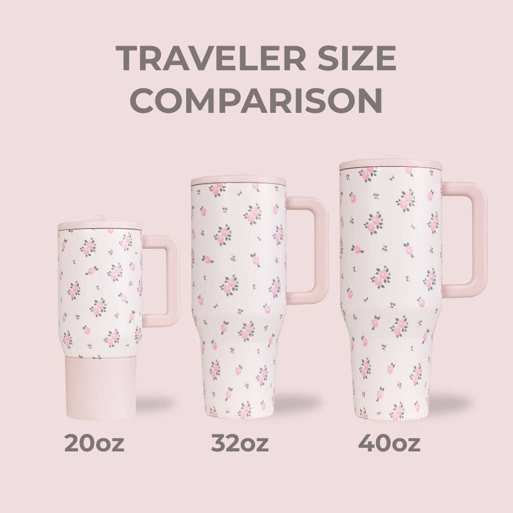 HYDROJUG - Traveler 40 oz - Wildrose